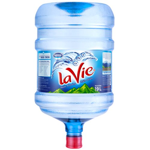 NƯỚC KHOÁNG LAVIE BÌNH 19L KHÔNG VÒI 